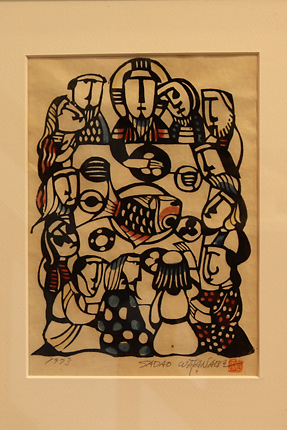 渡辺禎雄 版画 額縁付き 1982年の作品