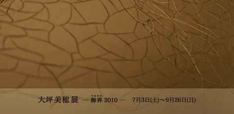 大坪美穂 展　−海界（うなさか）2010− 7月3日〜9月26日